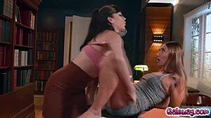Puck and Whitney Feel Lesbian Library Heat