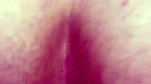 Girl straps on dildo and pegs riding guy hard