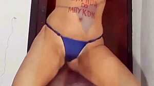 check mireladelicia's hot bbw blonde dildo masturbation striptease clips
