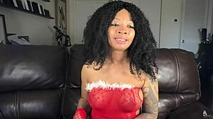 Hey Eva, reading Christmas stories got you flashing that curvy tattooed ass?