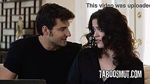 Brunette Housewife Caught with Porn Gets Fucked Rough by IT Guy!