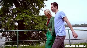 Horny milf Nadya Basinger fucks babysat young guy bareback