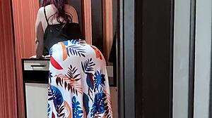 StepMom why you let stepson grope your huge tits and fuck you taboo style?