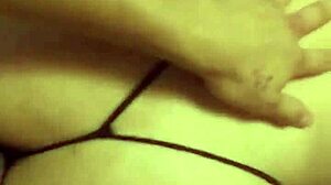 Chubby BBW latina milf cupcake shakes fat ass in sexy thong panties