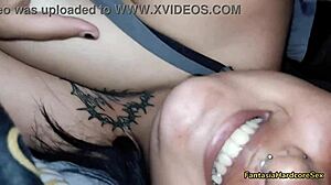 Stepdaughter's Huge Tits Milk Stepdad's Cock