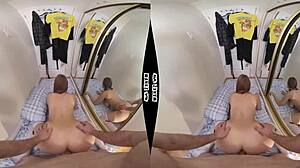 Skylar Snow Bars Her Snow Holes for VR Wank