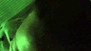 Busty brunette milf slurps big black cock hungrily