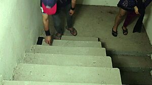 did stepbrother really pound big titted stepsis right on the stairs like that?