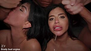 Ready for Sara Retali and Yenifer Chacon anal DP creampie orgy?