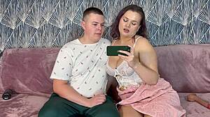 stepmom porn watch turns shared naughty session