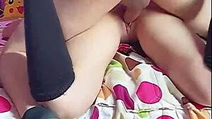 Cute Mexican Gamer Girl in Schoolgirl Cosplay Cums Hard on Online Class