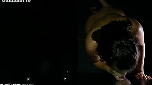Pregnant or Not, She Faces Ten Eager Men Through Gloryhole Wall