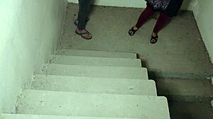 did stepbrother really pound big titted stepsis right on the stairs like that?