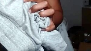 i love getting my tight pussy creampied in homemade quickie pov