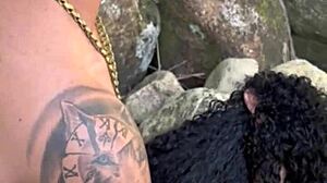 45YO MILF FUCKS Young Stud AT WATERFALL
