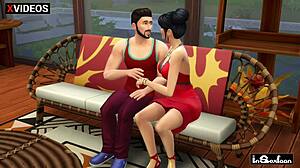 big titted wife ignores husband rides neighbor's cock for creampie cheating bliss