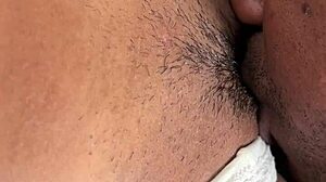 he laps and sucks my tight pussy till i cum hard amateur couple passion