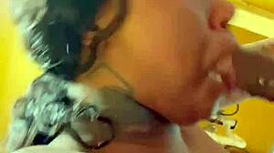watch these ebony sluts worship and eat massive black cocks in sloppy compilation