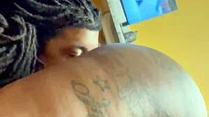 watch these ebony sluts worship and eat massive black cocks in sloppy compilation