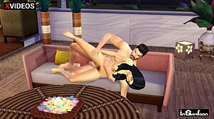 big titted wife ignores husband rides neighbor's cock for creampie cheating bliss