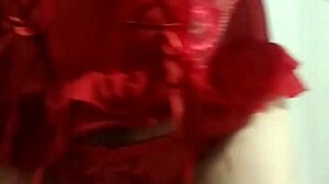 i slut out in wife's corset while she showers