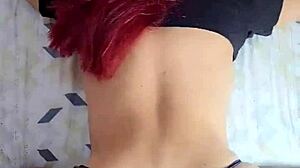 colombian medellin reina shakes her huge redhead ass doggystyle till orgasm squirt