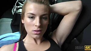 yo check out this curvy young czech babe hunting cash with her hubby watching outdoor 😏💰