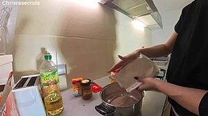 athletic girl stretches in tight leggings outdoors casually