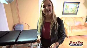 alex petite meets autum big tits for messy deepthroat lesbian cum swap