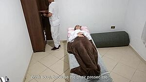 The doctor ravages patient's ass filling it deep
