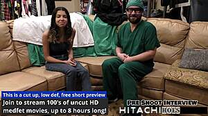 doctor tampa, hitachi aria nicole's pussy to screaming orgasms?