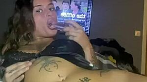 Horny Goth Slut Pounds Her Tight Ass