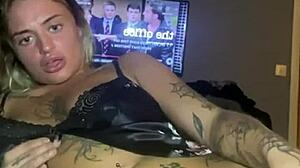 Horny Goth Slut Pounds Her Tight Ass