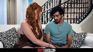 I prepare my busty stepmom therapist with deepthroat cowgirl for his first date blowout