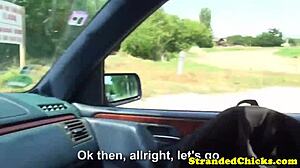 Hitchhiking Couple's Outdoor Passion Ignites Raw Desire on Camera