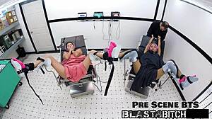 Yesenia's pussy cum-blasted as step-sis watches close