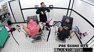Yesenia's pussy cum-blasted as step-sis watches close