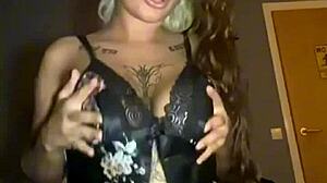 Horny Goth Slut Pounds Her Tight Ass