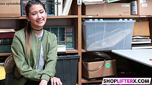 shoplifting teen picks huge cock instead of cops right?