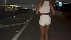 Short-Shorts Wife Flashes on Highway, Gets Pounded by Hung Stranger's Ride