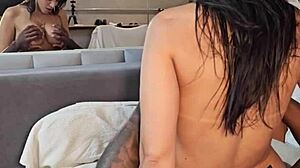 hotwife cuckold couple barebacks bbc bull after party creampie squirt fisting wild