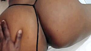 wanna see this fat ebony ass shake on huge cock homemade pounding?