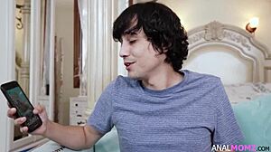 Lilly Hall spreads legs for big cock anal in sideways missionary deepthroat