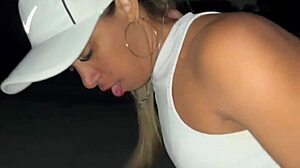 Short-Shorts Wife Flashes on Highway, Gets Pounded by Hung Stranger's Ride