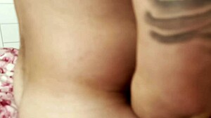 Stepbrother rubs babysitter's tight pussy risking pregnancy quickie