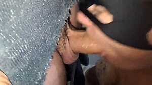 alineteless deepthroats young stud's thick cock in pleasure hole