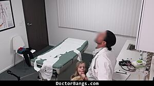 shy young nurse patient get doctorbangs treatment with bent over doggystyle and cowgirl rides