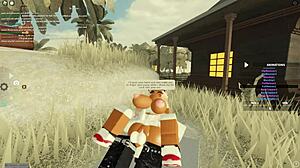 Roblox Gamer Blonde Ebony Big Ass Bent Over for Wet Doggystyle Fuck?