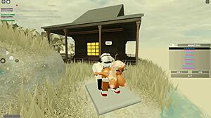 Roblox Gamer Blonde Ebony Big Ass Bent Over for Wet Doggystyle Fuck?
