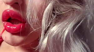 Bimbo Goddess Demands Lipgloss Worship in Captivating Webcam Findom